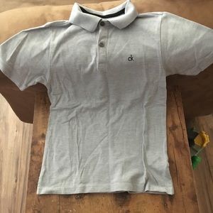 Calvin Klein collard shirt